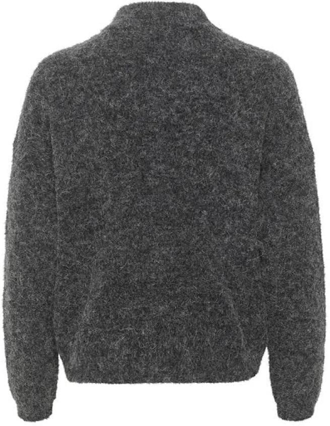 Gestuz Gebreid jack met knoopsluiting model 'Alpha'