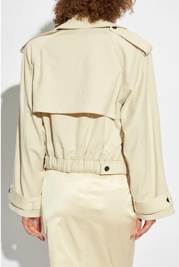 Gestuz Korte Beige Jas voor Vrouwen Beige Dames - Foto 6