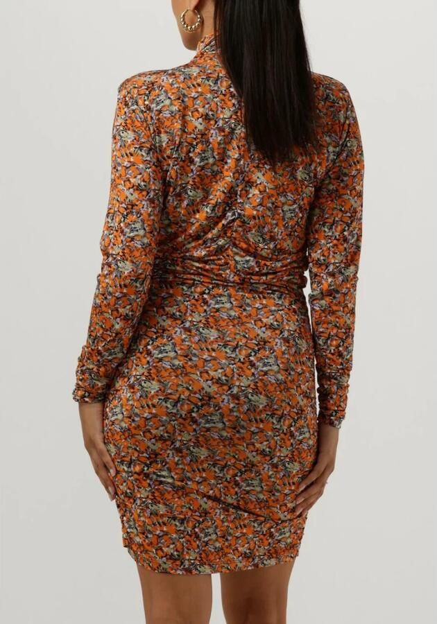 Gestuz Korte Oranje Jurk Odagz Stijl Multicolor Dames - Foto 6