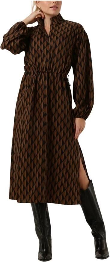 GESTUZ Dames Jurken Lithilde Long Dress Bruin - Foto 3