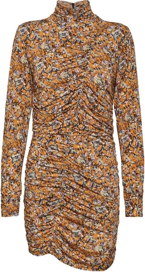 Gestuz Korte Oranje Jurk Odagz Stijl Multicolor Dames - Foto 8