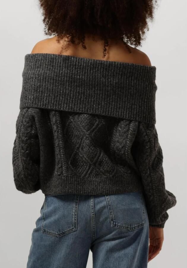 GESTUZ Dames Truien & Vesten Adiegz Off Shoulder Grijs - Foto 6