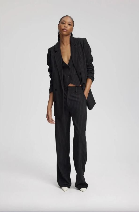 Gestuz JoelleGZ gestreepte blazer Black Dames - Foto 3