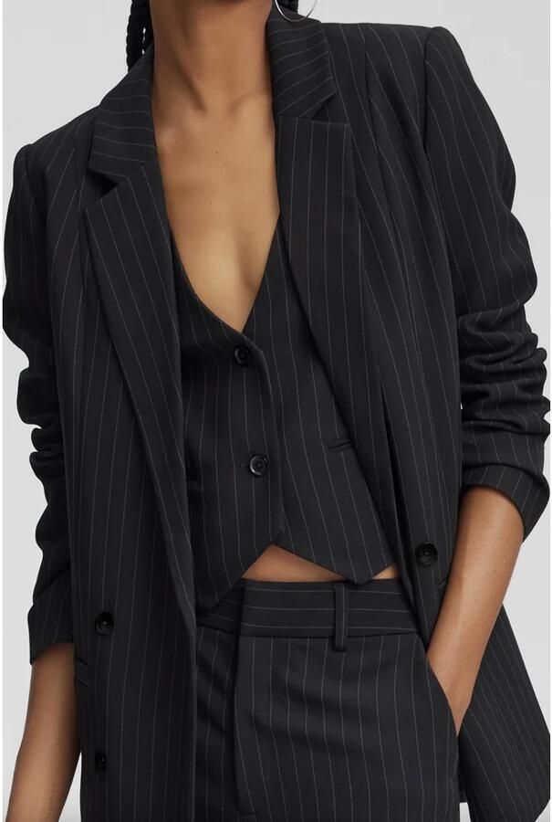 Gestuz JoelleGZ gestreepte blazer Black Dames
