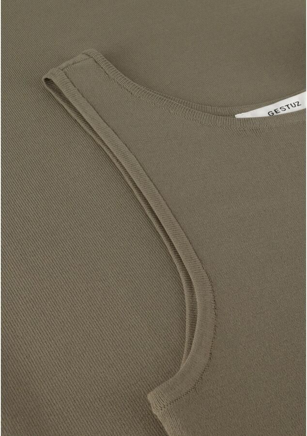 GESTUZ Dames Jurken Briellegz Sl Rib Dress Groen - Foto 5