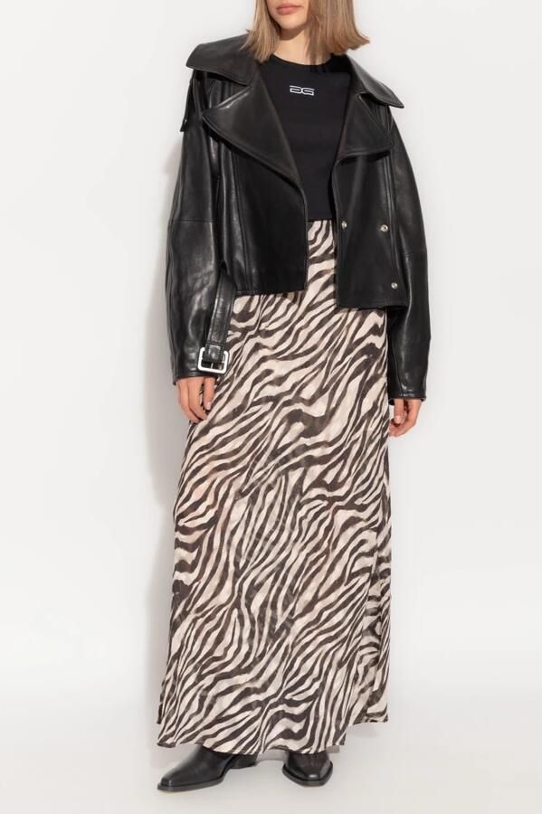 Gestuz Zofiagz P Hw Rok Zwart Wit Zebra Multicolor Dames - Foto 2