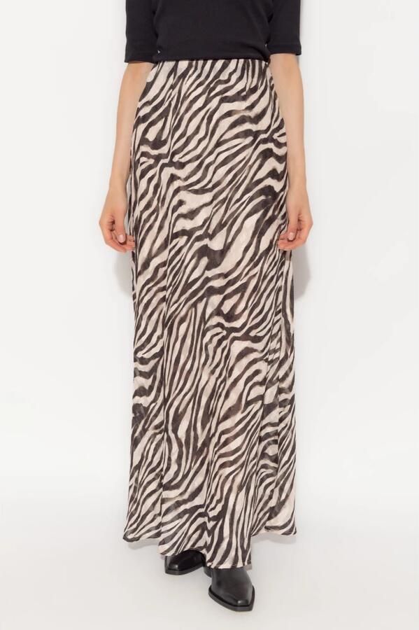 Gestuz Zofiagz P Hw Rok Zwart Wit Zebra Multicolor Dames - Foto 3