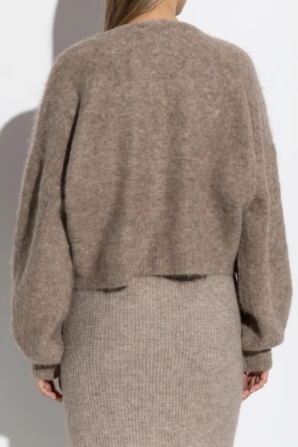 Gestuz Zachte Gebreide Vest Warm Sand Melange Brown Dames - Foto 8