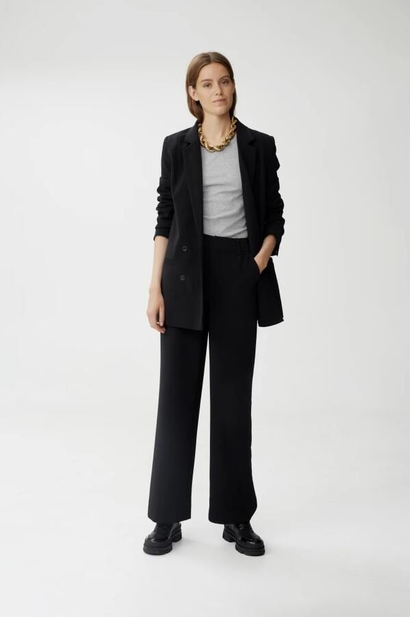 Gestuz Joelle Gz Pants Zwarte Dames Broeken Black Dames - Foto 5