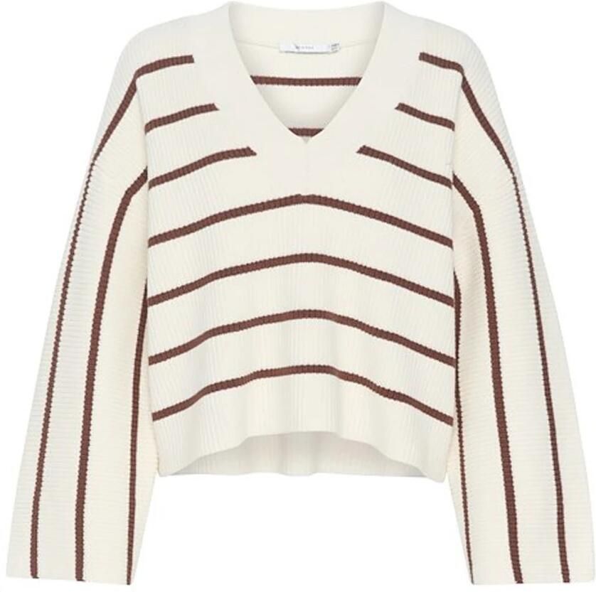 Gestuz Gebreide pullover met extra brede schouders model 'Seba'