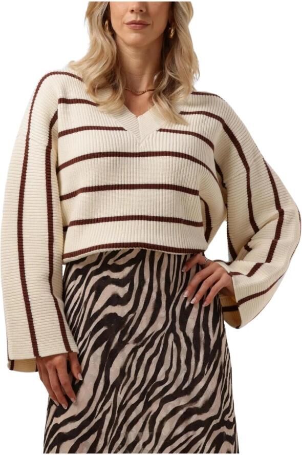 Gestuz Gebreide pullover met extra brede schouders model 'Seba' - Foto 4