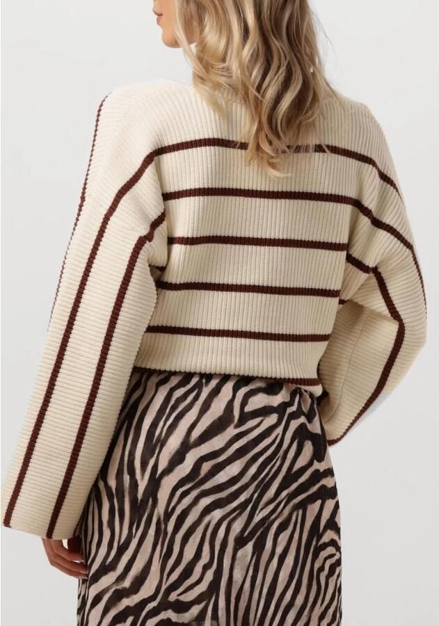 Gestuz Gebreide pullover met extra brede schouders model 'Seba' - Foto 3