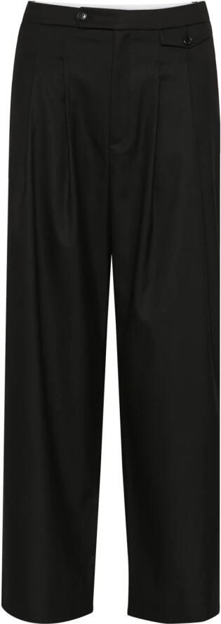 Gestuz High waist broek met bandplooien model 'pauline'