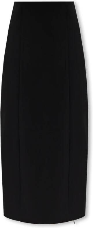 Gestuz Maxi Rok met Hoge Split Joellegz Hw Long Skirt Noos Nederdele 10906723 Zwart Black Dames