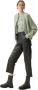 Gestuz Historygz Culotte leren broek Black Dames - Thumbnail 1