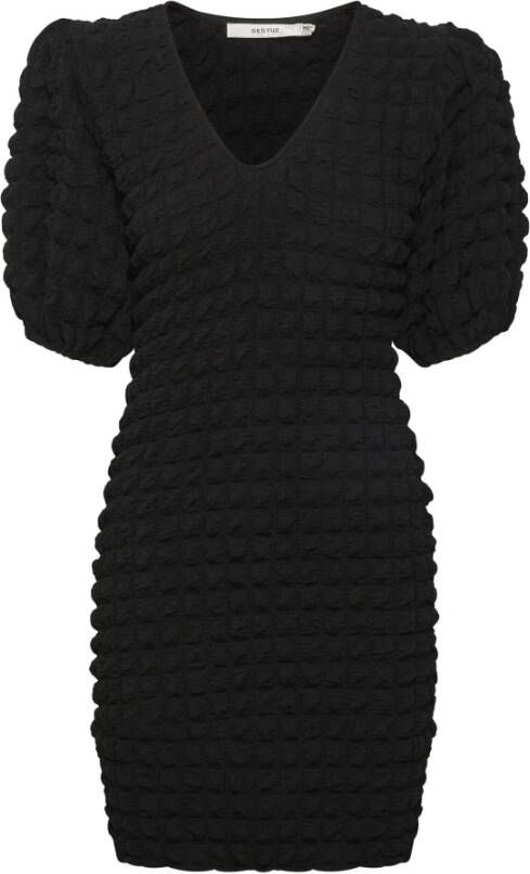 Gestuz Zwarte Mini Jurk Allenygz Ss Dress