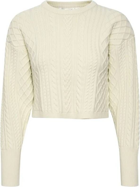 Gestuz Round-neck Knitwear Beige Dames