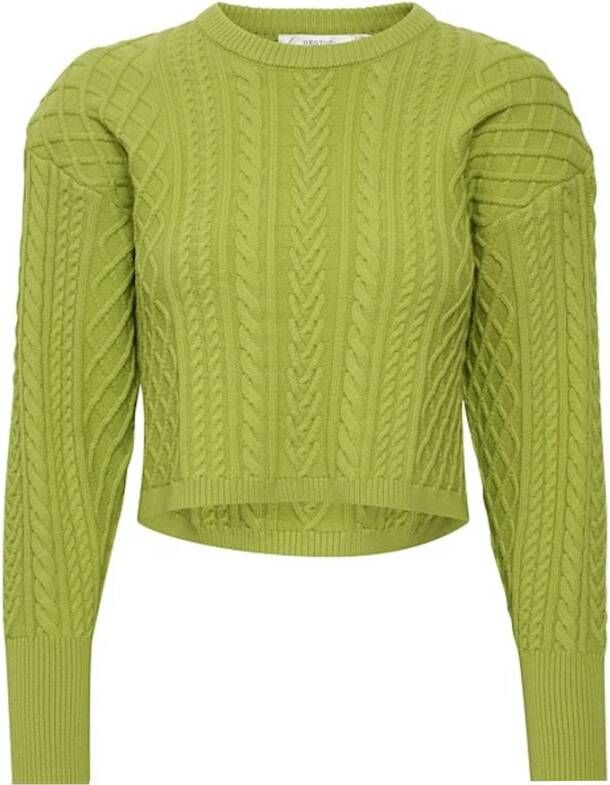Gestuz Round-neck Knitwear Groen Dames