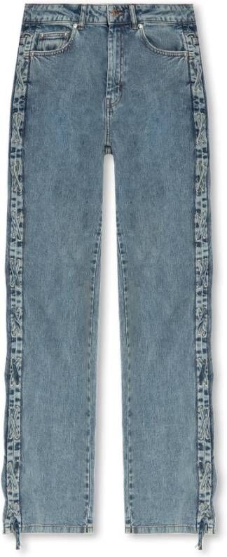 Gestuz SaimaGZ jeans met wijde pijpen Blauw Dames