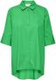 GESTUZ Dames Blouses Avali Ss Shirt Groen - Thumbnail 2