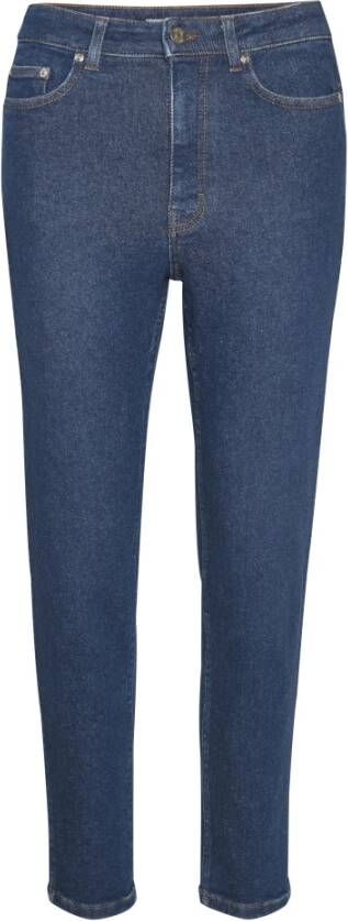 Gestuz Stijlvolle High-Waisted Slim Jeans Blauw Dames