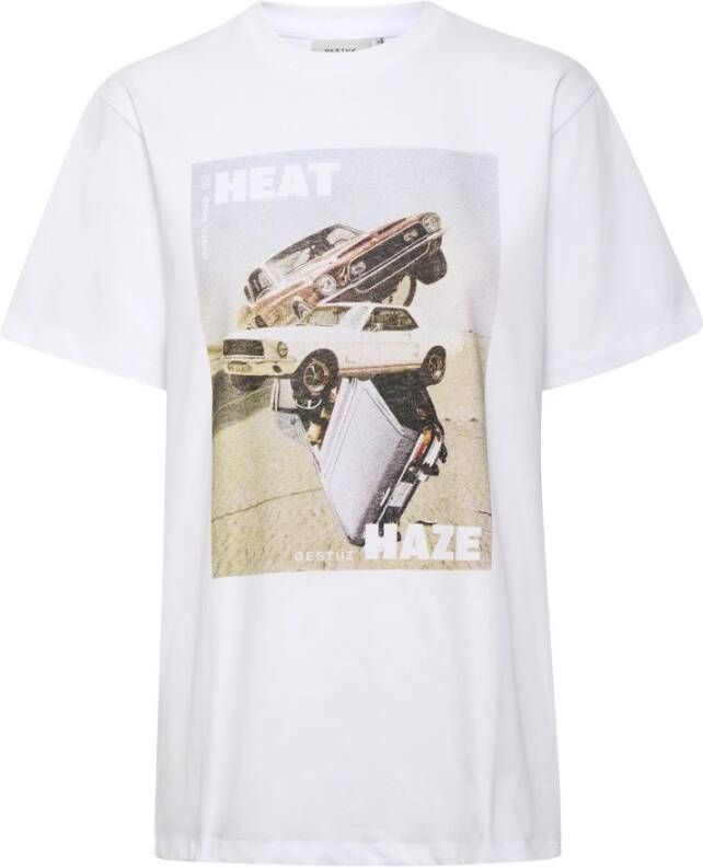 Gestuz T-shirt Wit Dames