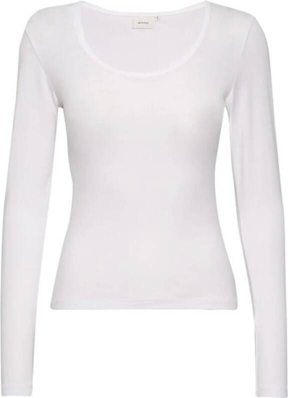 Gestuz Lange Mouwen Top Damygz LS TEE Noos White Dames