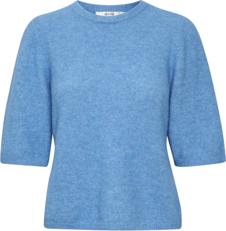 Gestuz Truien met ronde hals Blauw Dames