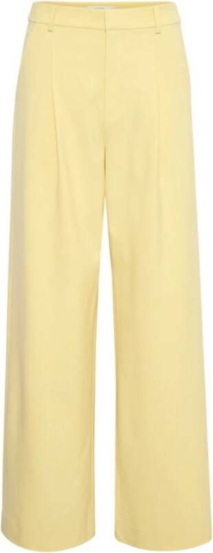 Gestuz Wide Trousers Geel Dames