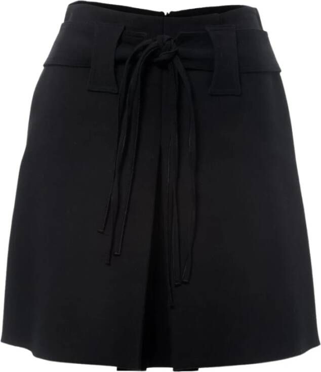 Giambattista Valli Pre-owned Mini Pleated Skirt Zwart Dames