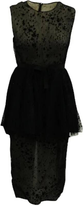 Giambattista Valli Pre-owned Polyester dresses Zwart Dames