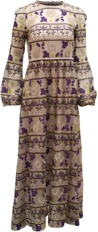 Giambattista Valli Pre-owned Cotton dresses Meerkleurig Dames
