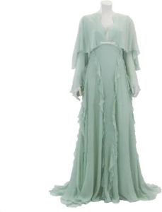 Giambattista Valli Pre-owned Silk dresses Groen Dames