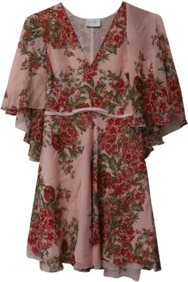 Giambattista Valli Pre-owned Voldoende zijden jurken Roze Dames