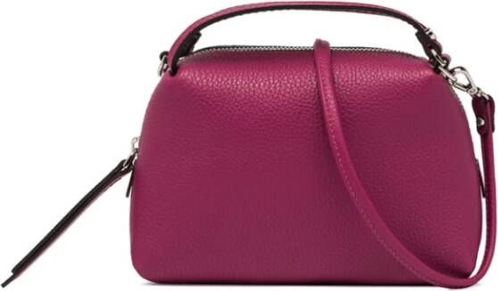 Gianni Chiarini Alifa Mini Tas in Dollar Grain Leer Roze Dames