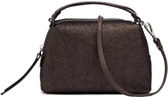 Gianni Chiarini Alifa Mini Tas in Zacht Starry Nappa Brown Dames