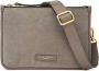 Gianni Chiarini Camoscio Crossbody met Leren Afwerking Grijs Dames - Thumbnail 1