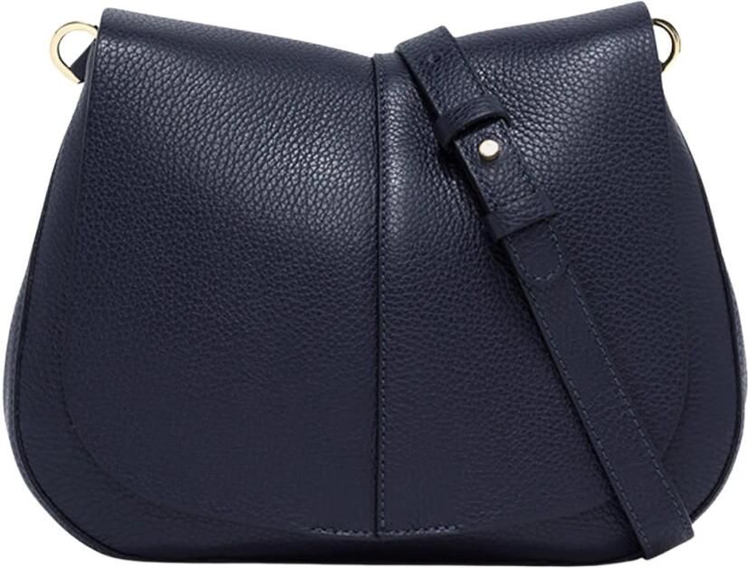 Gianni Chiarini Blauwe Helena Round Leren Tas Blue Dames