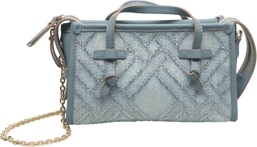 Gianni Chiarini Blauwe Leren Crossbody Tas Blue Dames