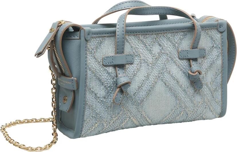 Gianni Chiarini Blauwe Leren Crossbody Tas Blue Dames - Foto 3