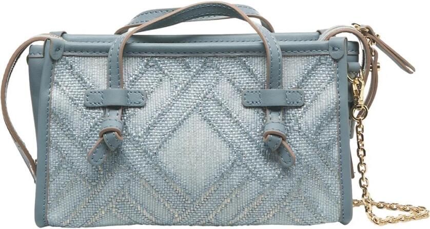 Gianni Chiarini Blauwe Leren Crossbody Tas Blue Dames - Foto 4