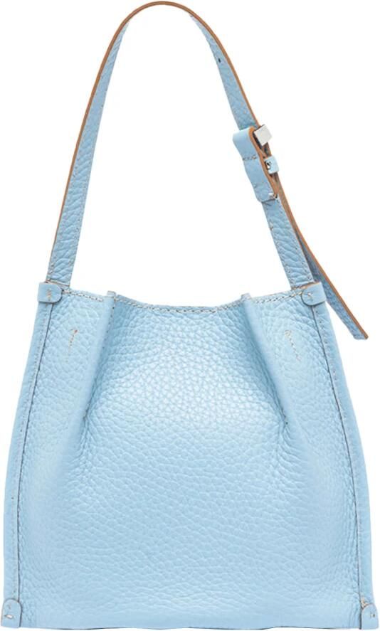 Gianni Chiarini Blauwe Schoudertas met Magnetische Sluiting Blue Dames - Foto 4