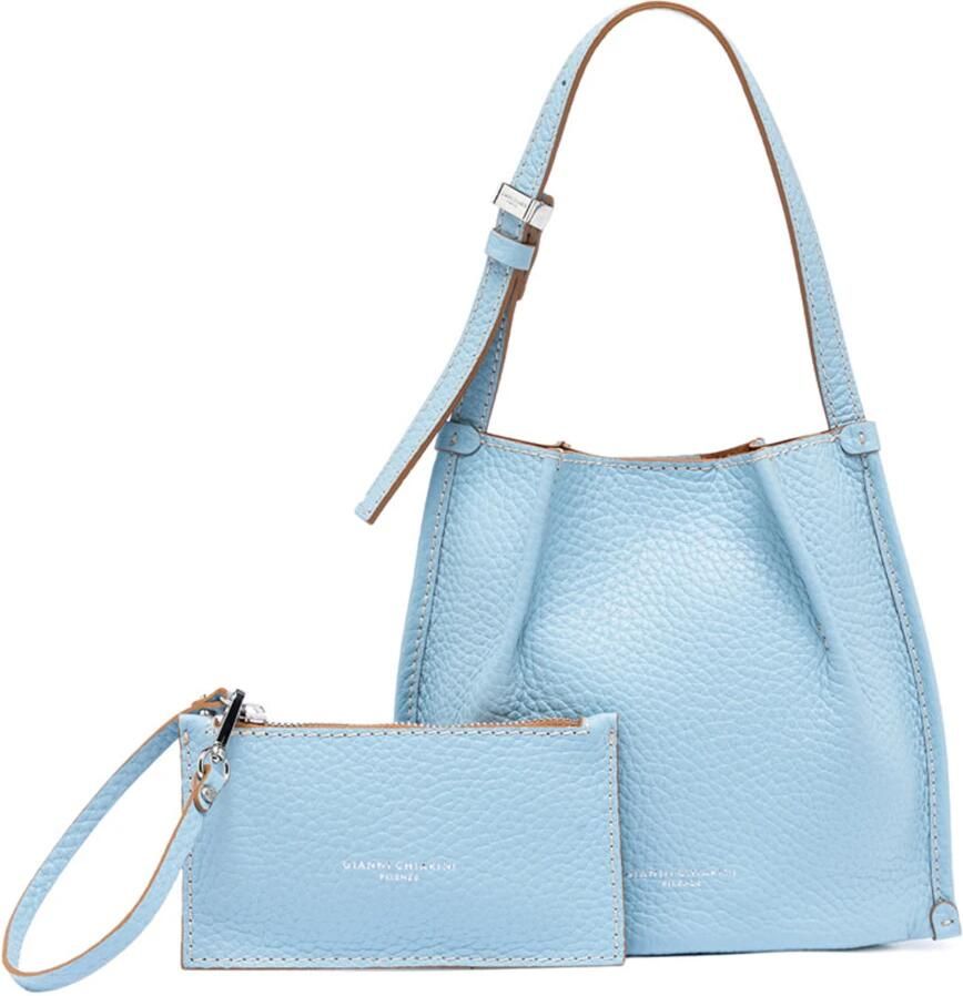 Gianni Chiarini Blauwe Schoudertas met Magnetische Sluiting Blue Dames - Foto 2