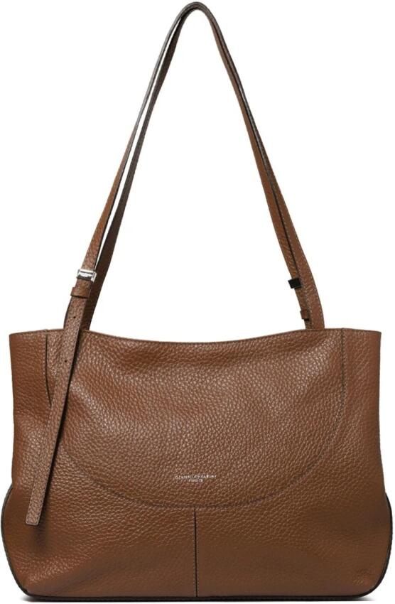 Gianni Chiarini Bruine Maxi Grain leren tas Brown Dames - Foto 4