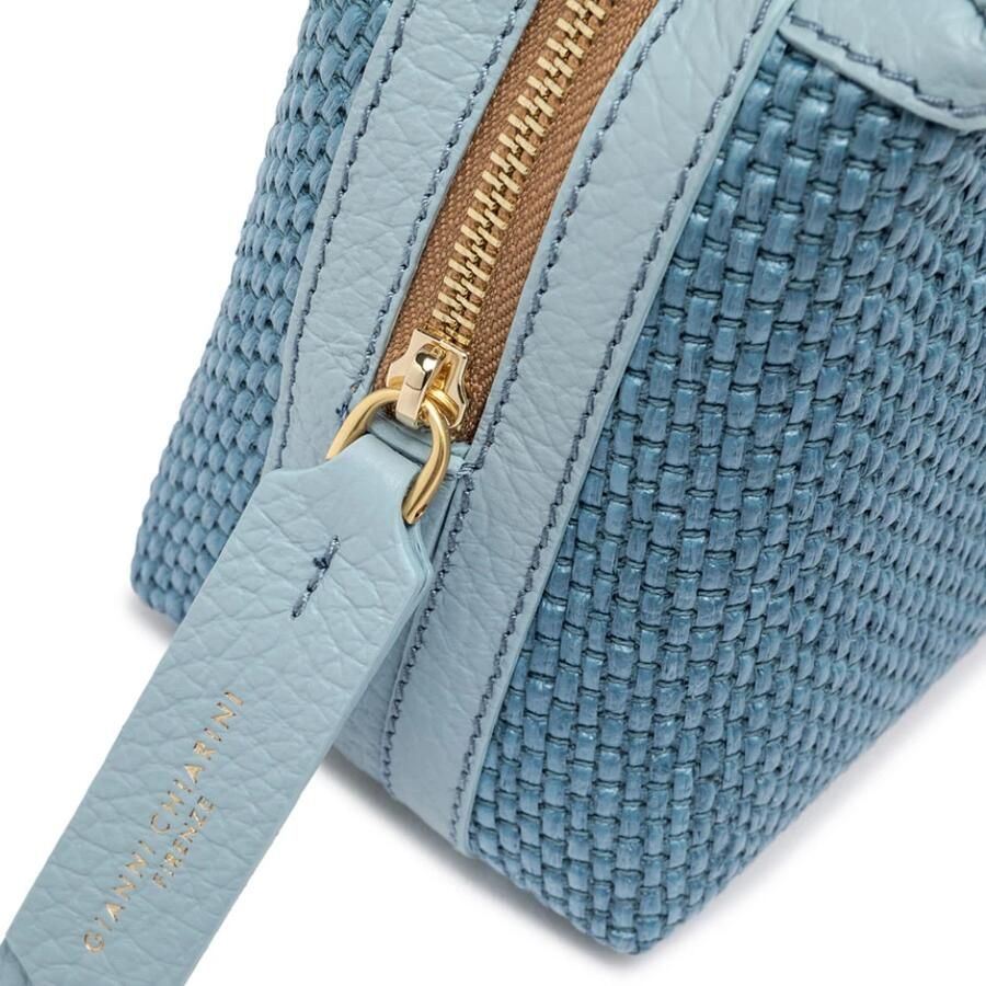 Gianni Chiarini Heldere Blauwe Alifa Stro Handtas Blue Dames - Foto 2