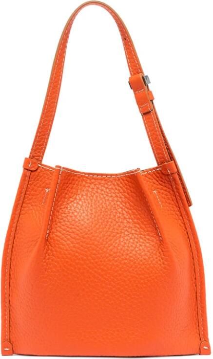 Gianni Chiarini Hobo bags Orange in oranje - Foto 3