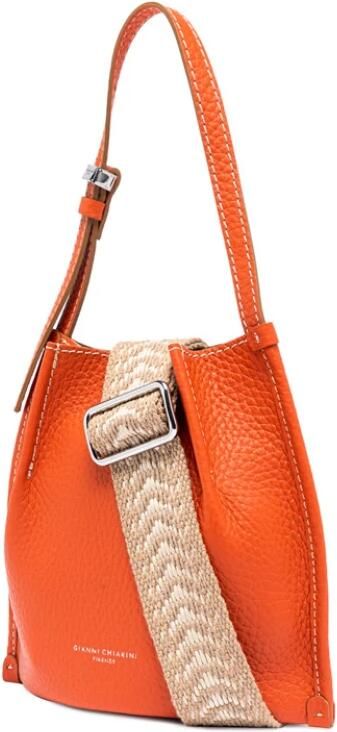 Gianni Chiarini Hobo bags Orange in oranje - Foto 4