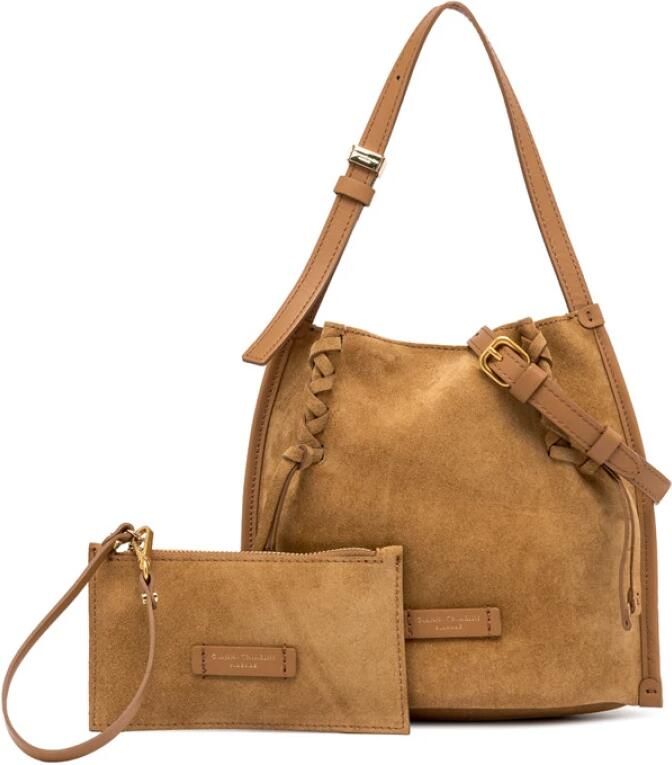 Gianni Chiarini Elegante Dory Schoudertas Cognac Brown Dames