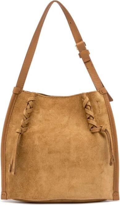 Gianni Chiarini Elegante Dory Schoudertas Cognac Brown Dames - Foto 4