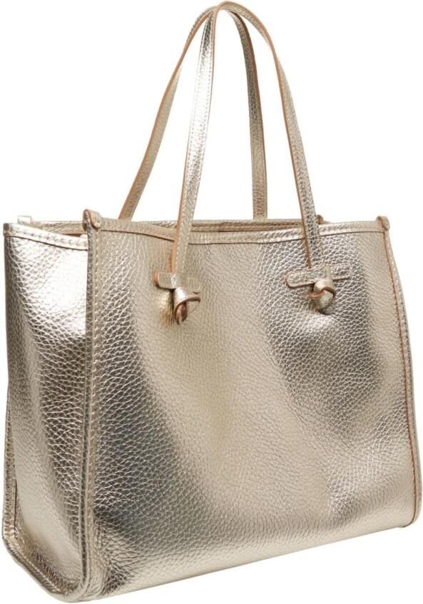 Gianni Chiarini Gouden Leren Shopper Tas Marcella Yellow Dames - Foto 3